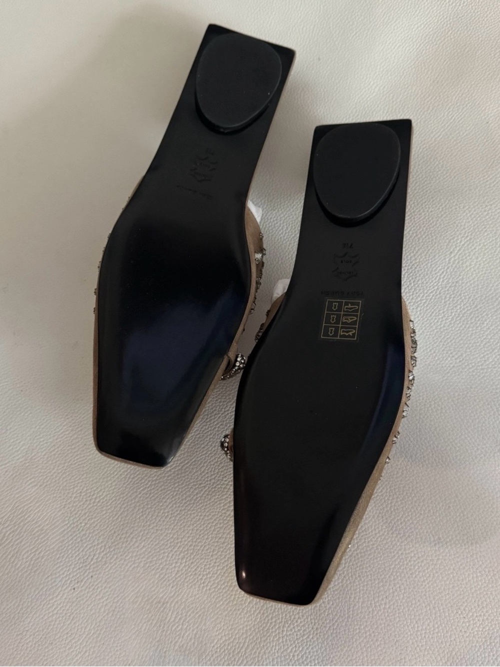 Tory Burch Pierced Crystal Mules - Picture 10 of 10